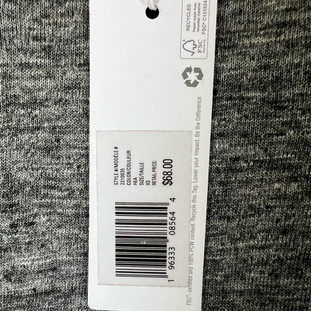 NWT Outerknown Gray Short Sleeve T-Shirt - Picture 8 of 8